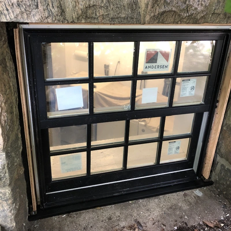 Black Andersen 400 Series Woodwright replacement windows